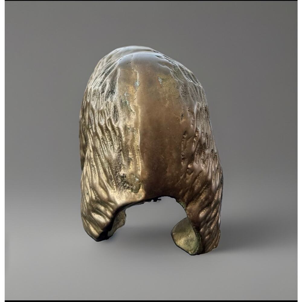 Vintage Solid Brass Bear Figurine Heavy Cast Wildlife Cabin Lodge Decor 5.5” - Picture 6 of 9